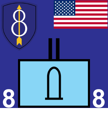 8th Ammunition Train marker